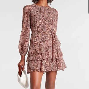 Express Patterned Mini Dress